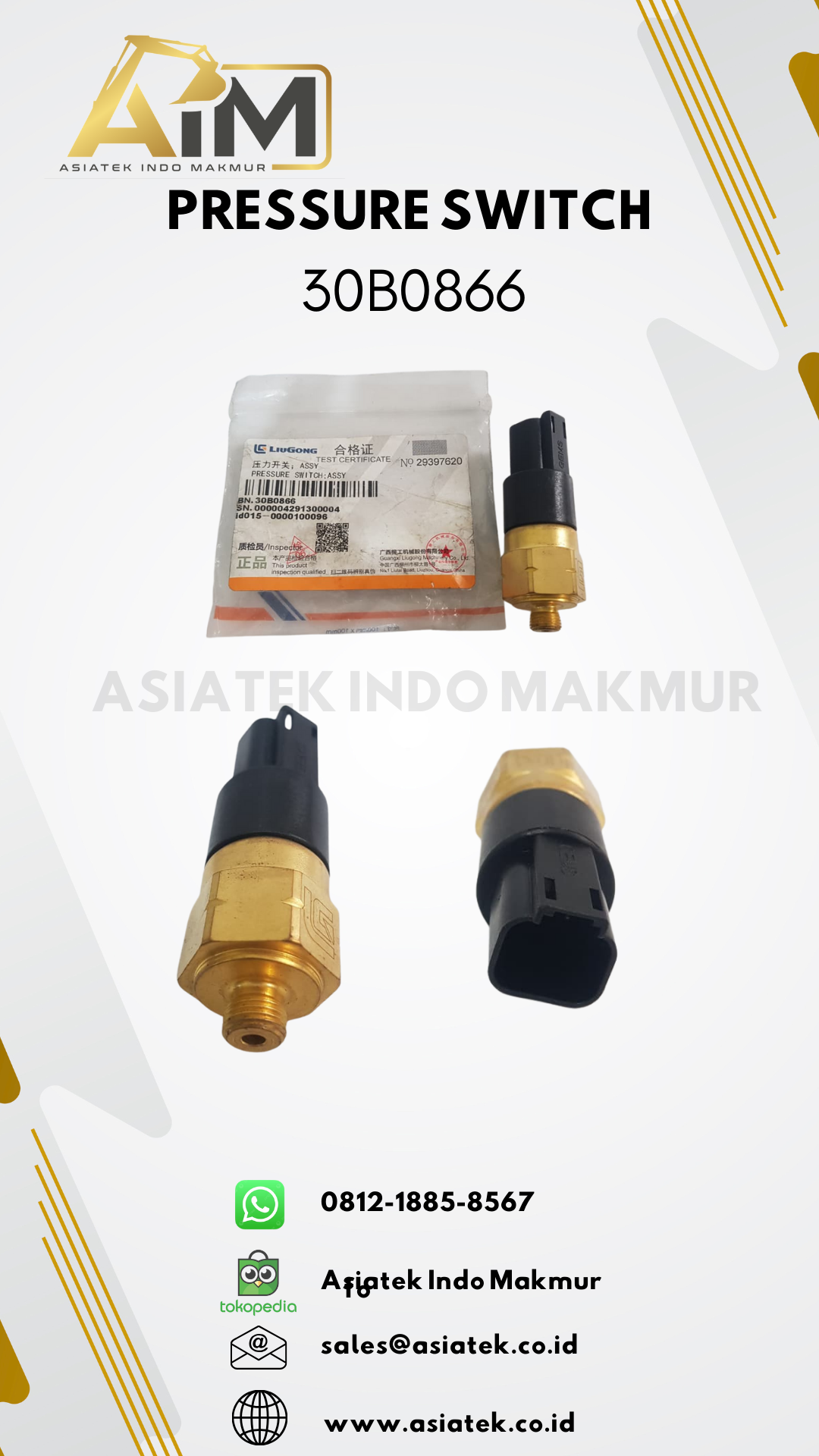 PRESSURE SWITCH (30B0866)